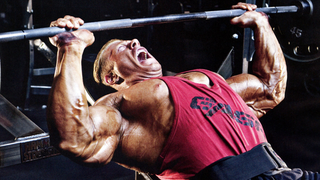 bodybuilder using STATIC HOLDS for incline bench press