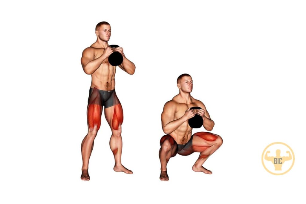 Example of Goblet-Squats